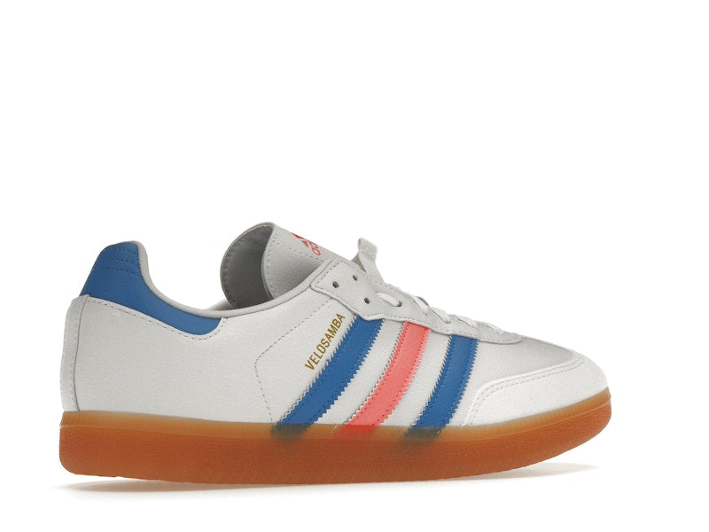 adidas Velosamba Vegan Cloud White Turbo Blue Rush