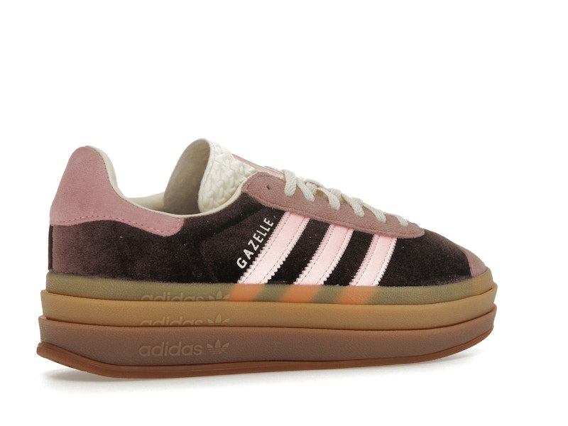 adidas Gazelle Bold Shadow Brown Warm Clay Glow Pink (Women's)