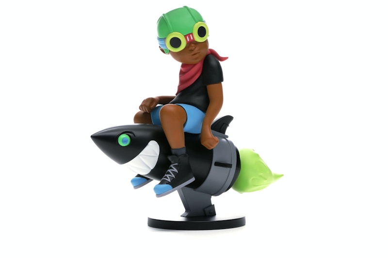 Hebru Brantley x Billionaire Boys Club x Bait Beyond The Beyond Fly Boy Figure 9 Inches Black/Multi