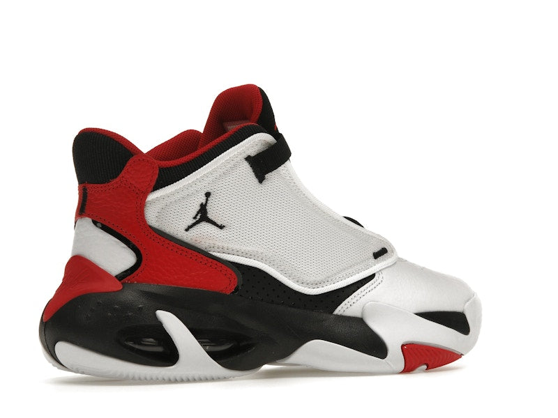 Jordan Max Aura 4 White Black University Red