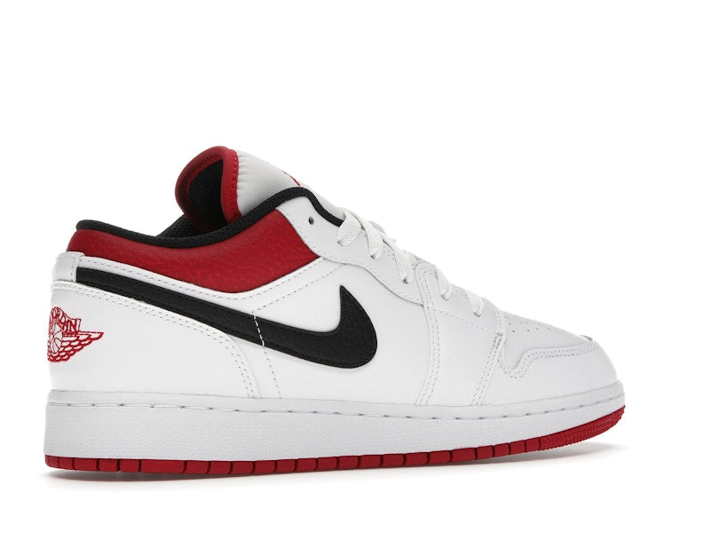 Jordan 1 Low White Gym Red (GS)
