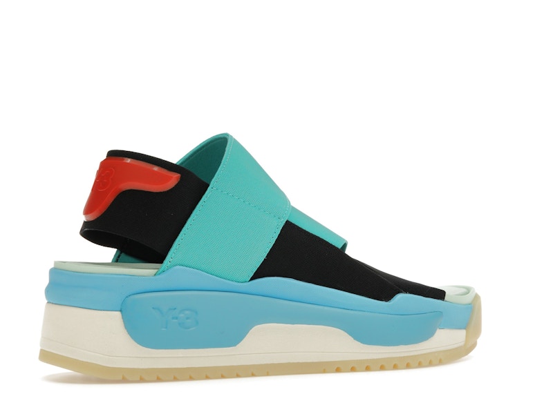 adidas Y-3 Hokori Sandal Black Mint Cyan