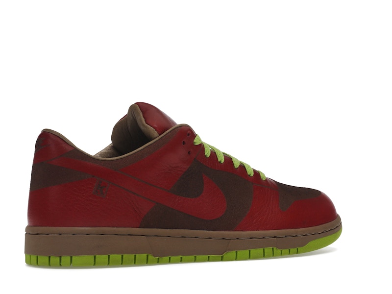 Nike Dunk Low 1-Piece Laser Varsity Red Chartreuse