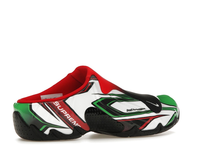 Nike Clogposite Supreme White Gym Red Green