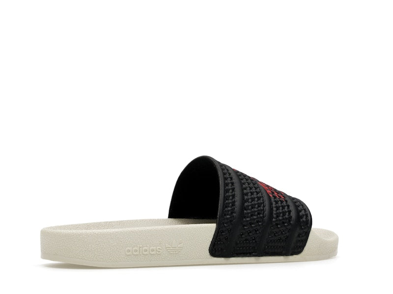 adidas Adilette Slides 100 Thieves Black Red
