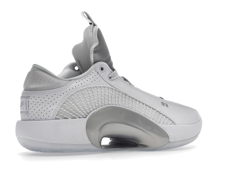Jordan XXXV Low Metallic Silver (Clear Sole)