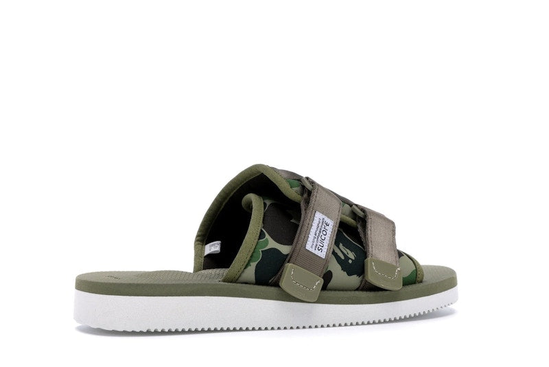Suicoke x Bape ABC Kaw-Ape Green