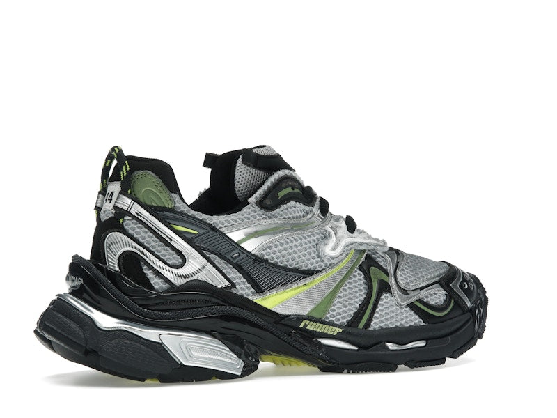 Balenciaga Runner 2.0 Worn-Out Silver Neon Yellow