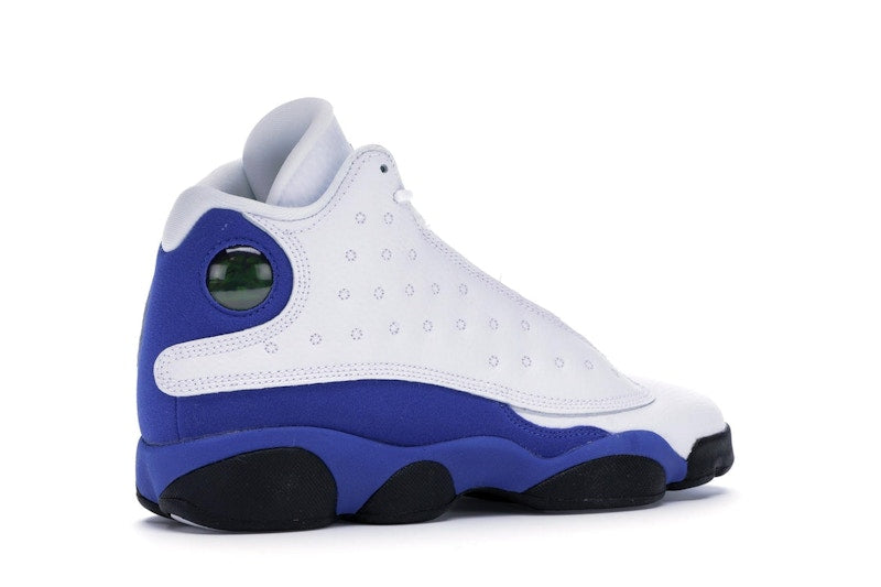 Jordan 13 Retro White Hyper Royal Black (GS)