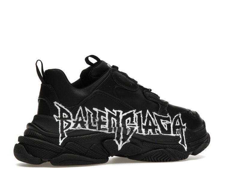Balenciaga Triple S DIY Metal Artwork Black