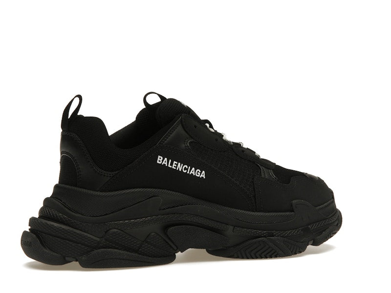 Balenciaga Triple S Black White Laces