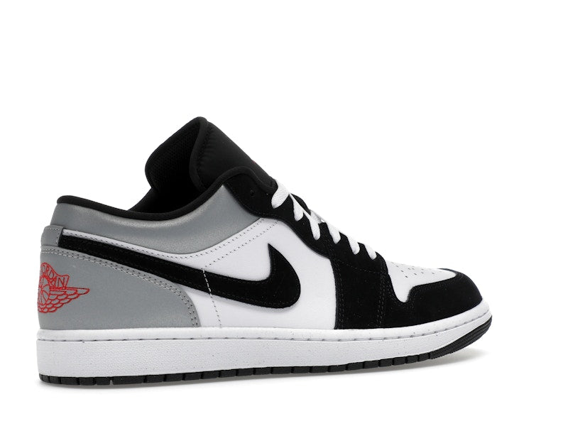 Jordan 1 Low SE White Fire Red Black Matte Silver