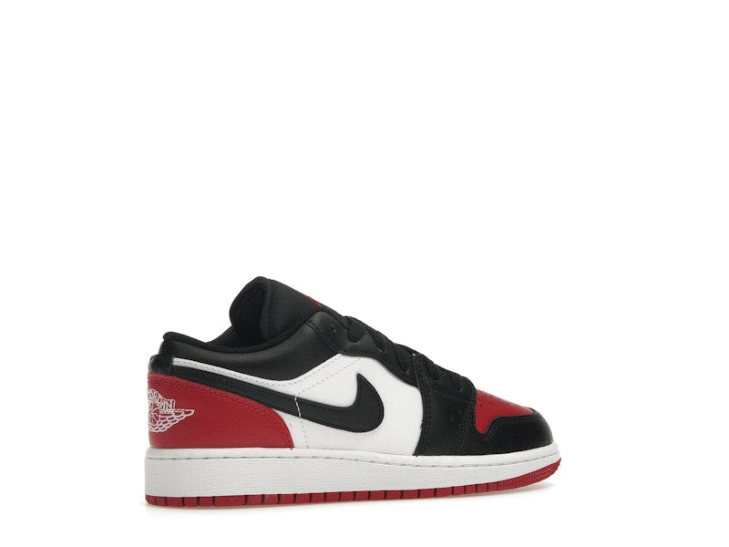 Jordan 1 Low Bred Toe 2.0 (GS)