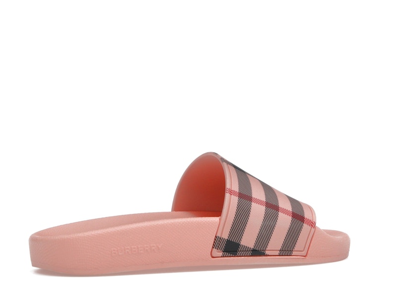 Burberry Furley Slides Vintage Check Pink (Women's)