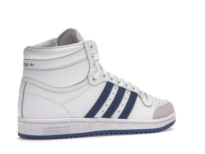adidas Top Ten White Crew Blue
