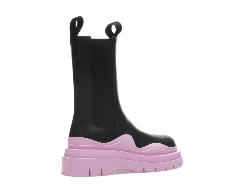 Bottega Veneta Tire Chelsea Boot Black Gloss (Women's)