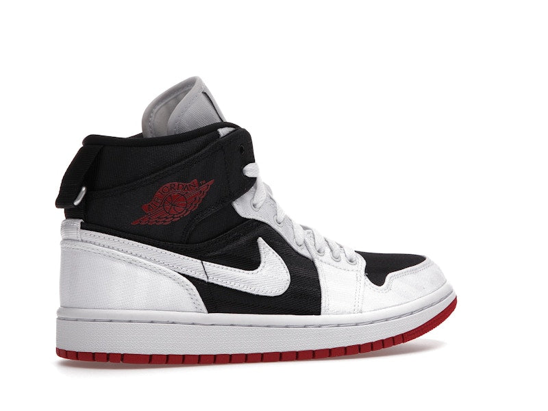 Jordan 1 Mid SE Utility Canvas White Black Gym Red (Women's)