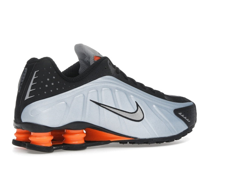 Nike Shox R4 Blue Tint Total Orange Black Metallic Silver (Women's)