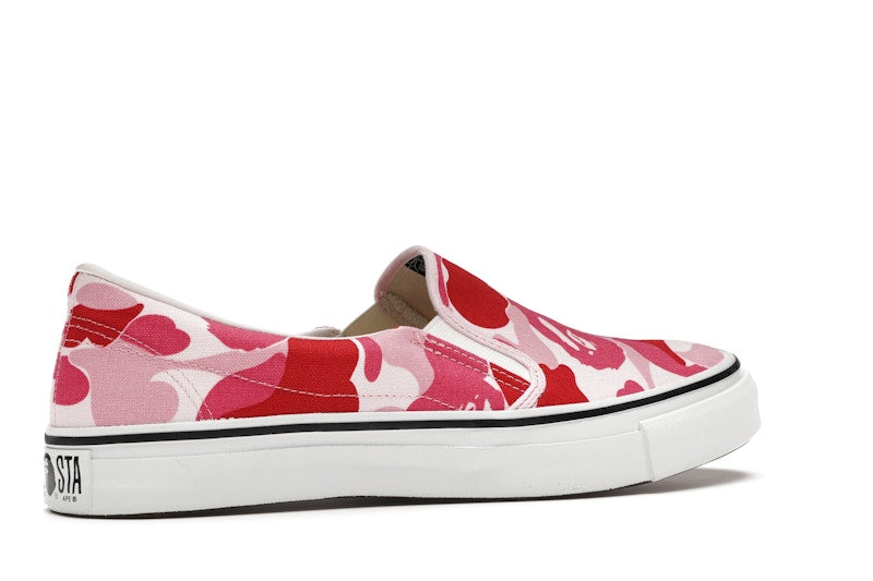 A Bathing Ape Bape Slip-On ABC Camo Pink