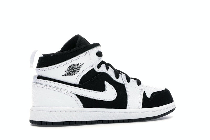 Jordan 1 Mid White Black (PS)