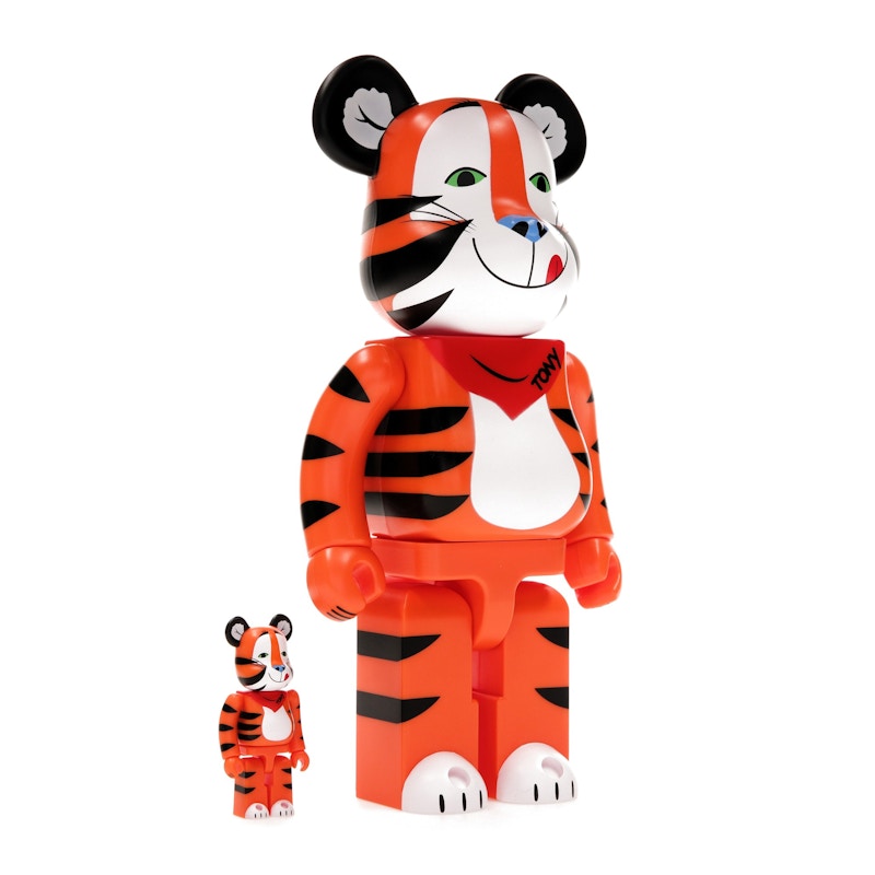 Bearbrick x Kellogg's Tony The Tiger Vintage Ver. 100% & 400% Set