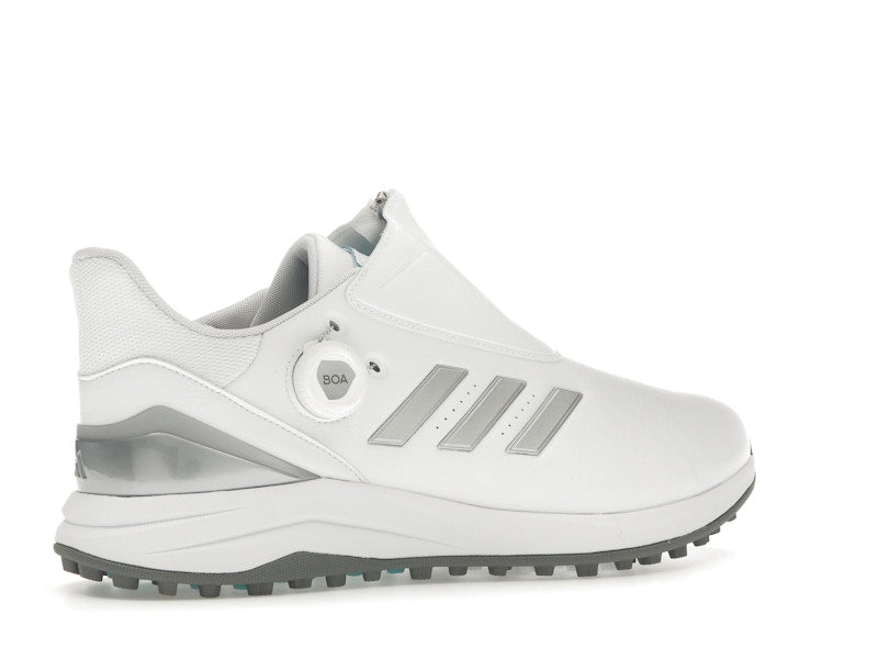 adidas Solarmotion BOA 24 Spikeless Golf Cloud White Silver Metallic Blue Burst