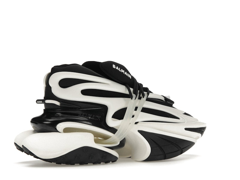 Balmain Unicorn Low-Top Black White