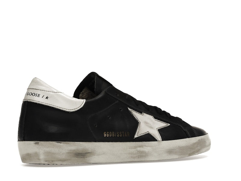 Golden Goose Super-Star Black White Leather
