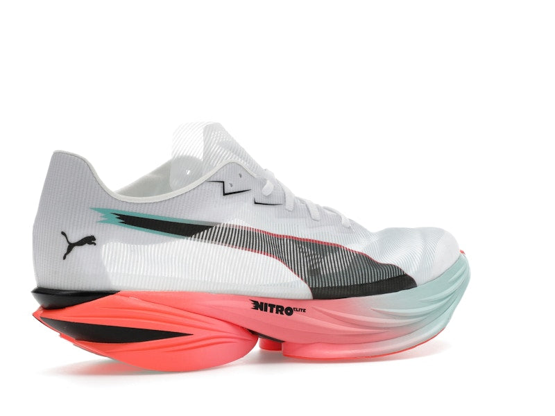 Puma Fast-R Nitro Elite 3 White Glowing Red Mint