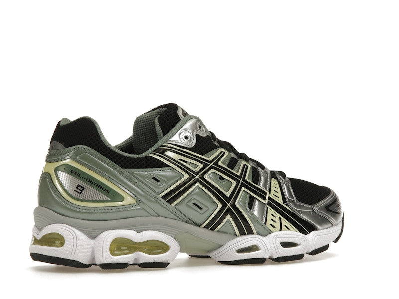 ASICS Gel-Nimbus 9 Black Green Yellow Silver