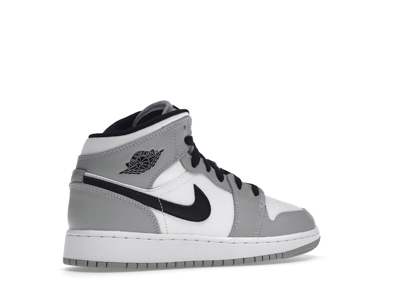 Jordan 1 Mid Light Smoke Grey (GS)