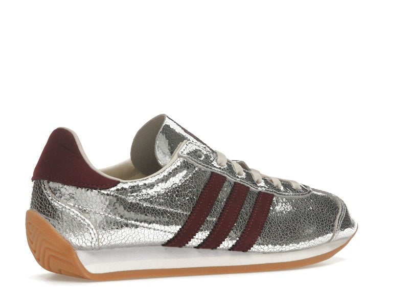 adidas Country OG Silver Metallic Maroon (Women's)