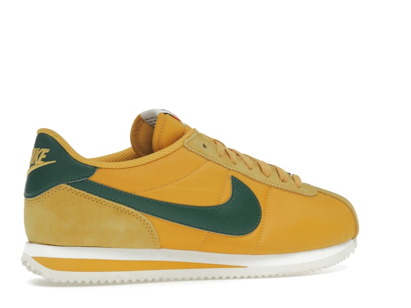 Nike Cortez Textile Yellow Ochre Gorge Green (Women's)