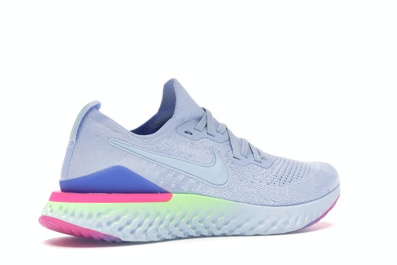 Nike Epic React Flyknit 2 Hydrogen Blue Sapphire Hyper Pink