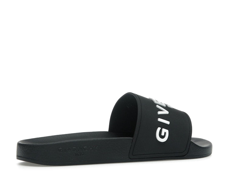 Givenchy Paris Slide Sandals Black