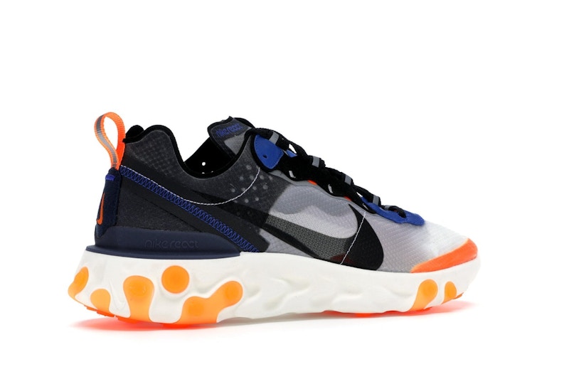 Nike React Element 87 Thunder Blue/Total Orange