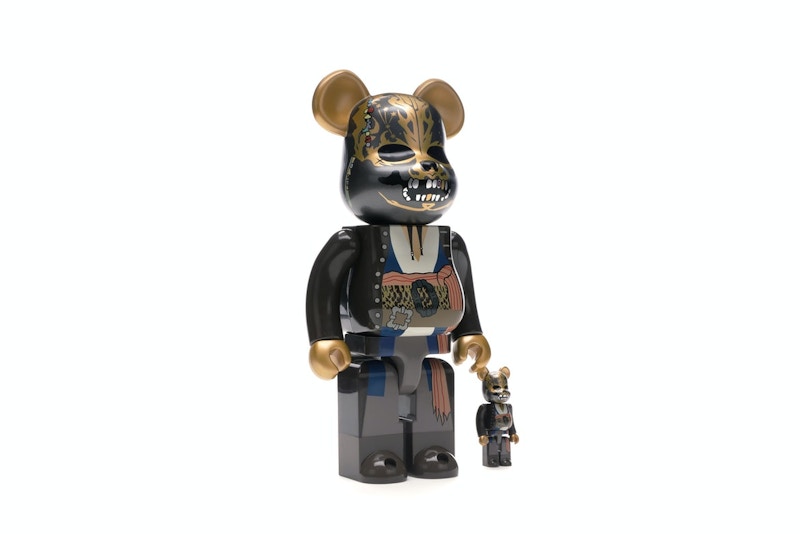 Bearbrick Jack Sparrow (Dead Men Tell No Tales Ver.) 100% & 400% Set Brown