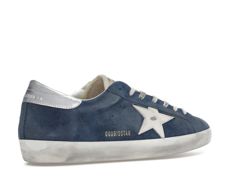 Golden Goose Super-Star Aviator Blue Cream Silver