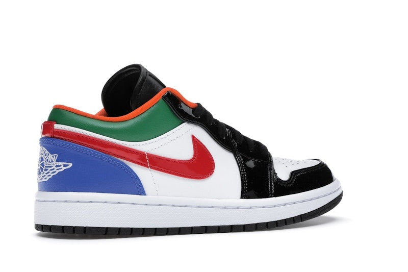 Jordan 1 Low Multi-Color Black Toe (Women's)