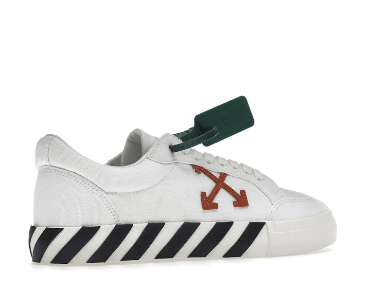 OFF-WHITE Vulc Low Canvas White Red Arrow Black