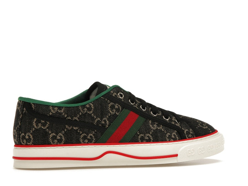 Gucci Tennis 1977 GG Logo Black Multi