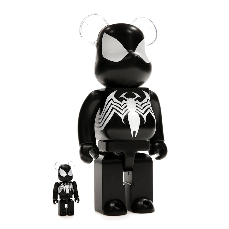 Bearbrick x Marvel Spider-Man Black Costume 100% & 400% Set