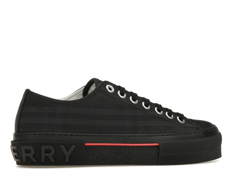 Burberry Vintage Check Canvas Low-Top Sneaker Dark Charcoal