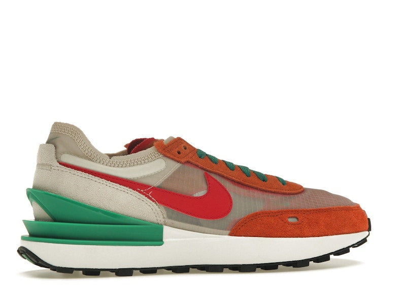 Nike Waffle One Burnt Sunrise Light Orewood Brown Malachite Mystic Hibiscus (Women's)