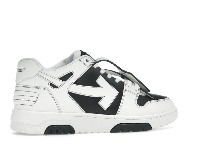 OFF-WHITE Out Of Office OOO Low Tops Black White