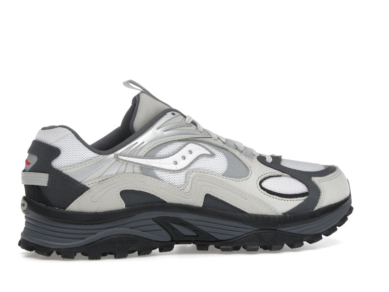 Saucony Grid Aura X Grey Pack White