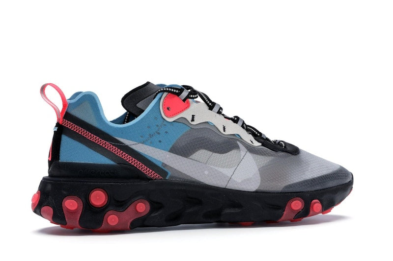 Nike React Element 87 Blue Chill Solar Red