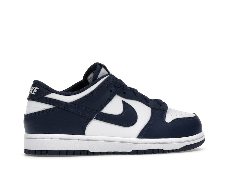 Nike Dunk Low White Midnight Navy (PS)