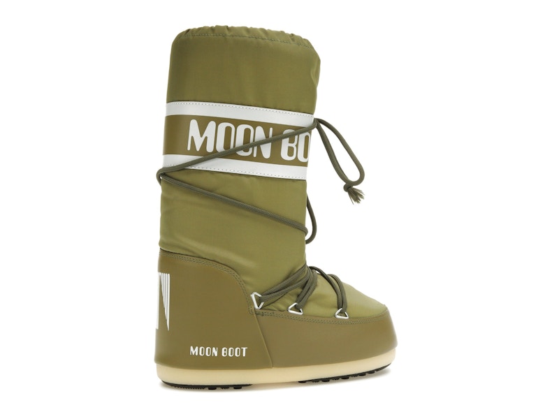 Moon Boot Icon Nylon Boot Khaki
