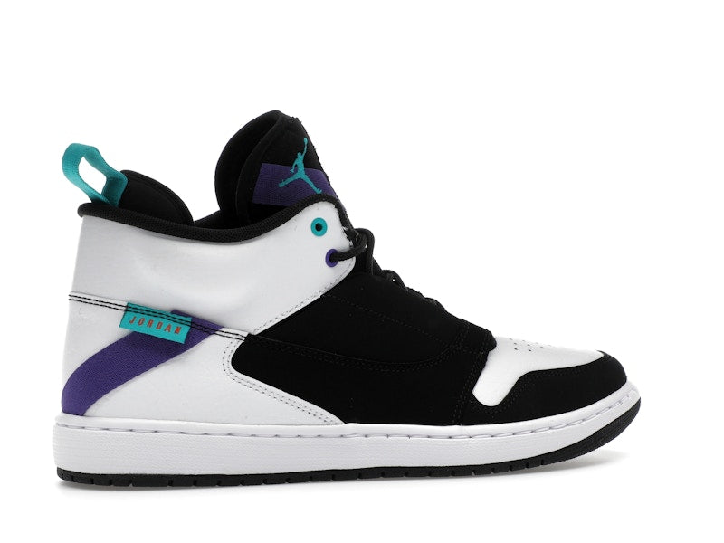 Jordan Fadeaway Black White Grape